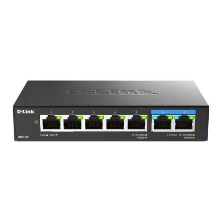 D-Link 7-Port Multi-Gigabit DMS-107/E